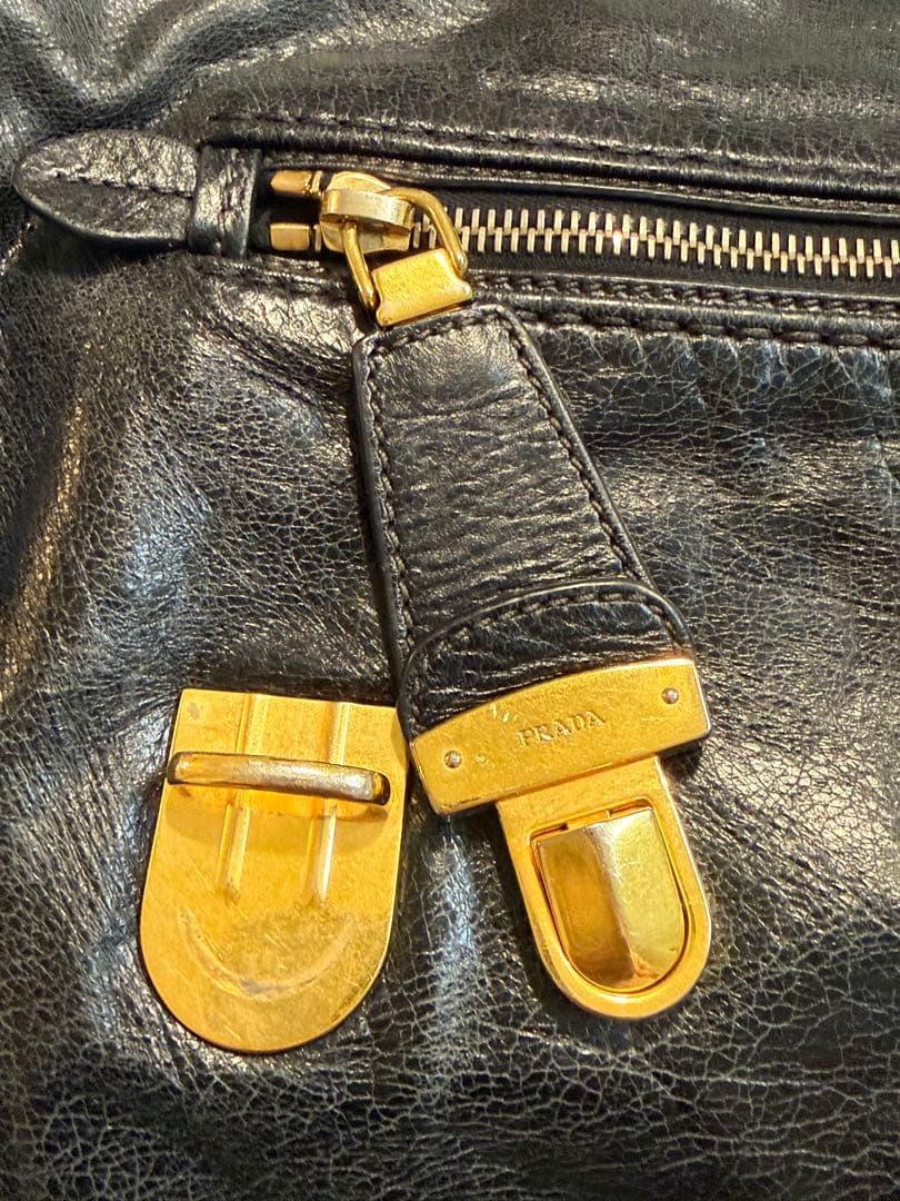 プラダ/SECCHIELLO IN PELLE GLACE'CALE