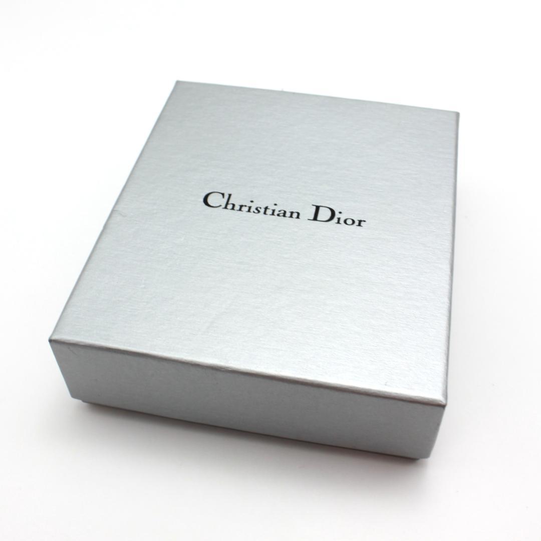 美品 Dior クリスチャンディオール ロゴ パール シルバー ネックレス