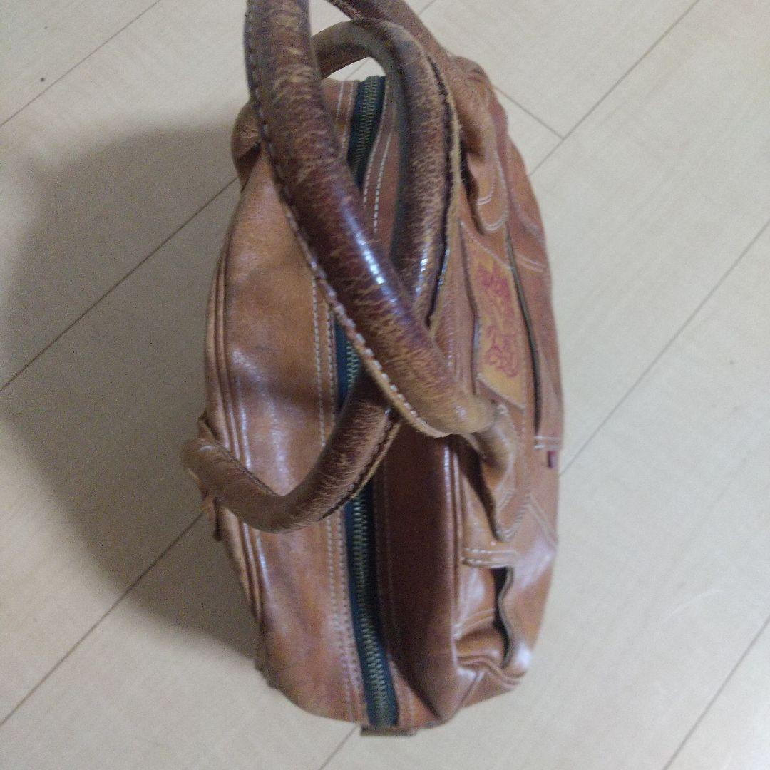 希少！ スカルジーンズ パンツデザイン レザー ボストンバッグ