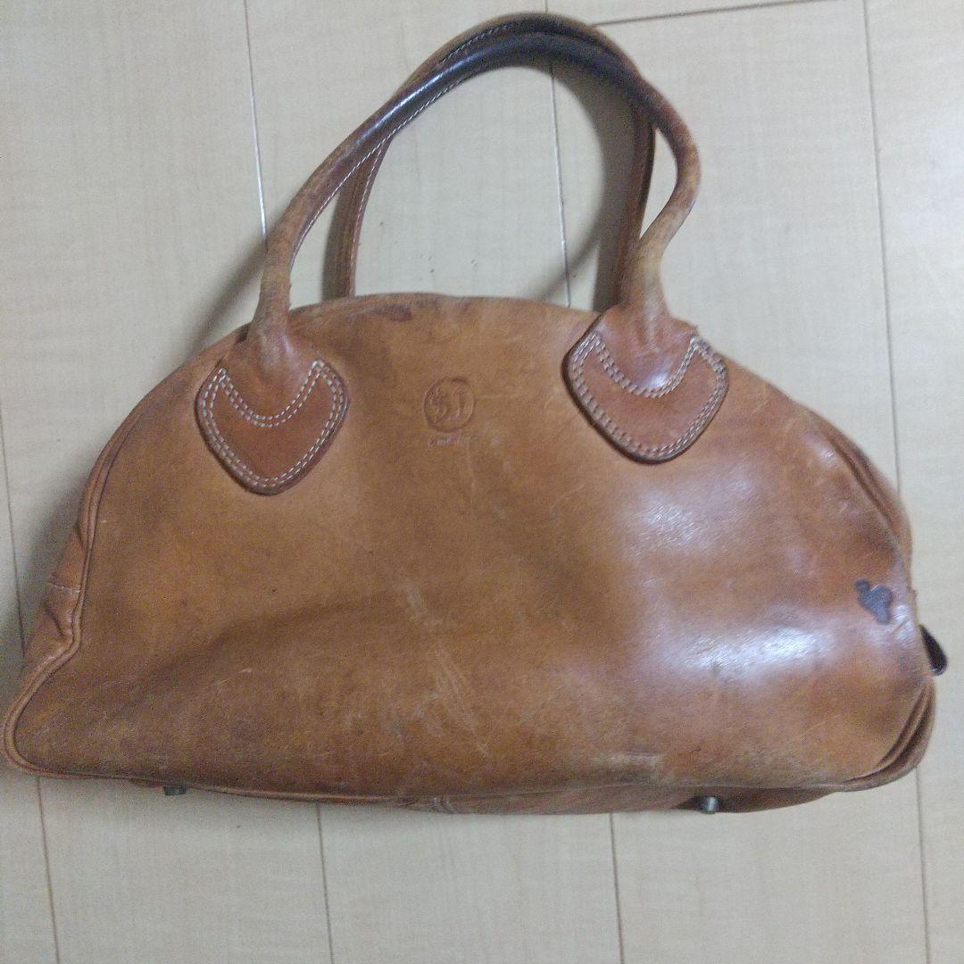 希少！ スカルジーンズ パンツデザイン レザー ボストンバッグ