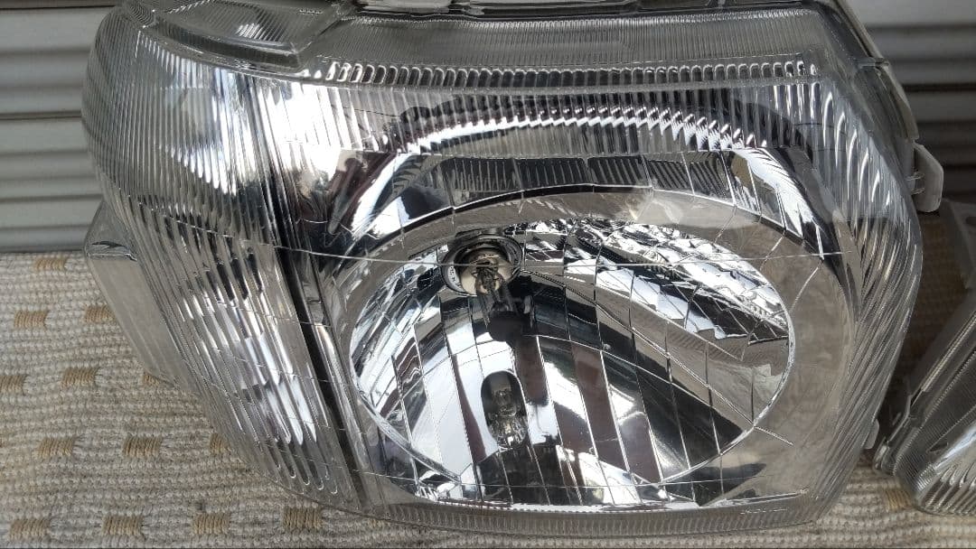 【美品 レンズコーティング済み】バモス＆アクティ HM1 ヘッドライト 左右