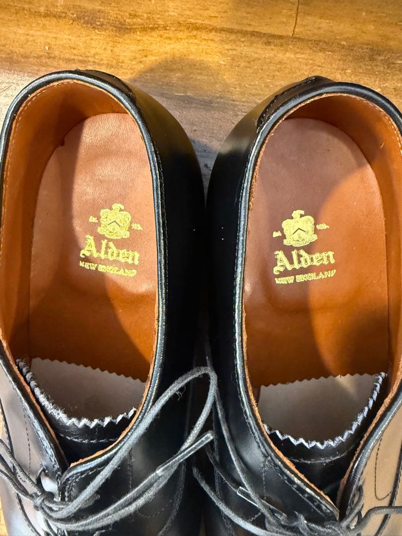 Alden ストレートチップ　キャップトゥ　カーフ　907 9D 27㎝