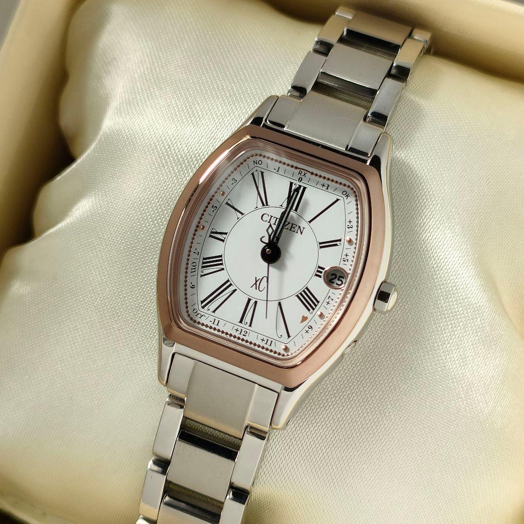 CITIZEN XC/ クロスシー チタン トノー 電波時計( ルキア