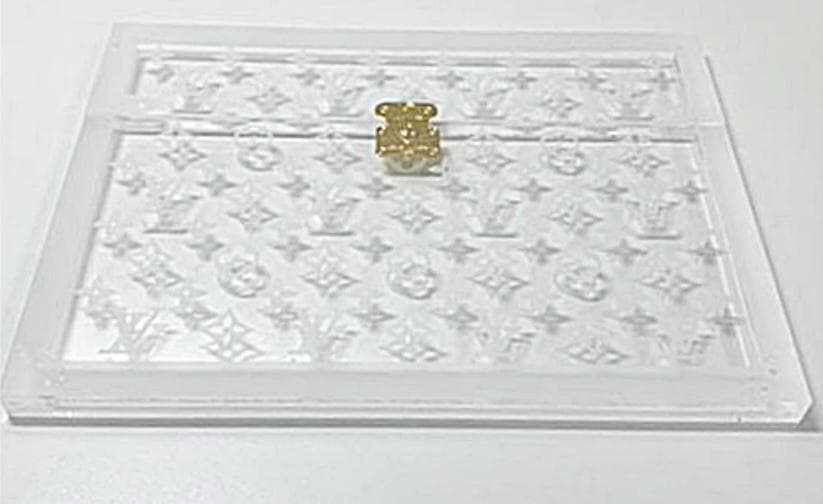 ルイヴィトン トランク型 アクリルケース イベント 招待状 モノグラム