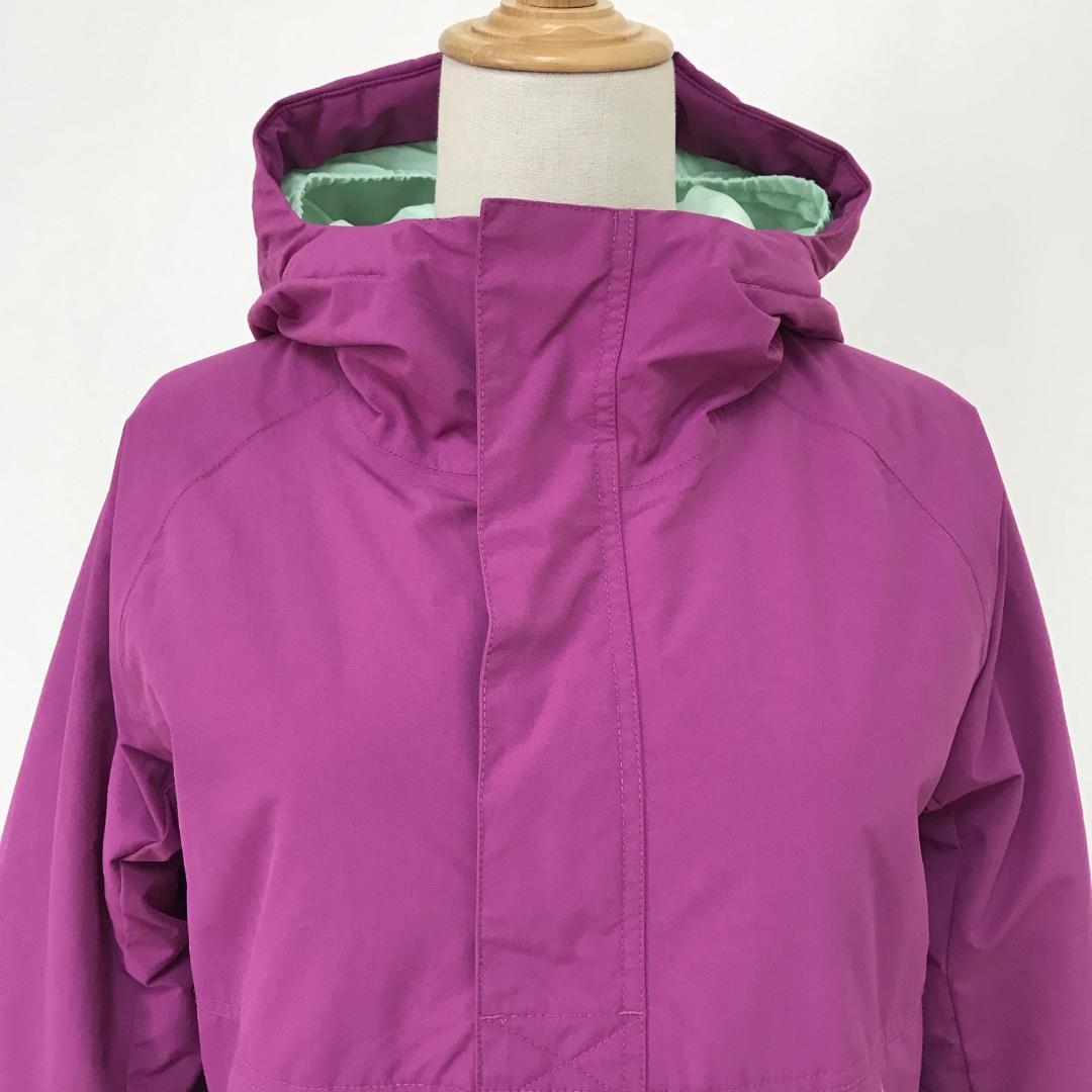 【美品】バートン　スノーボードウェア　キッズ　上下セット　むらさき　子供用Ｌ