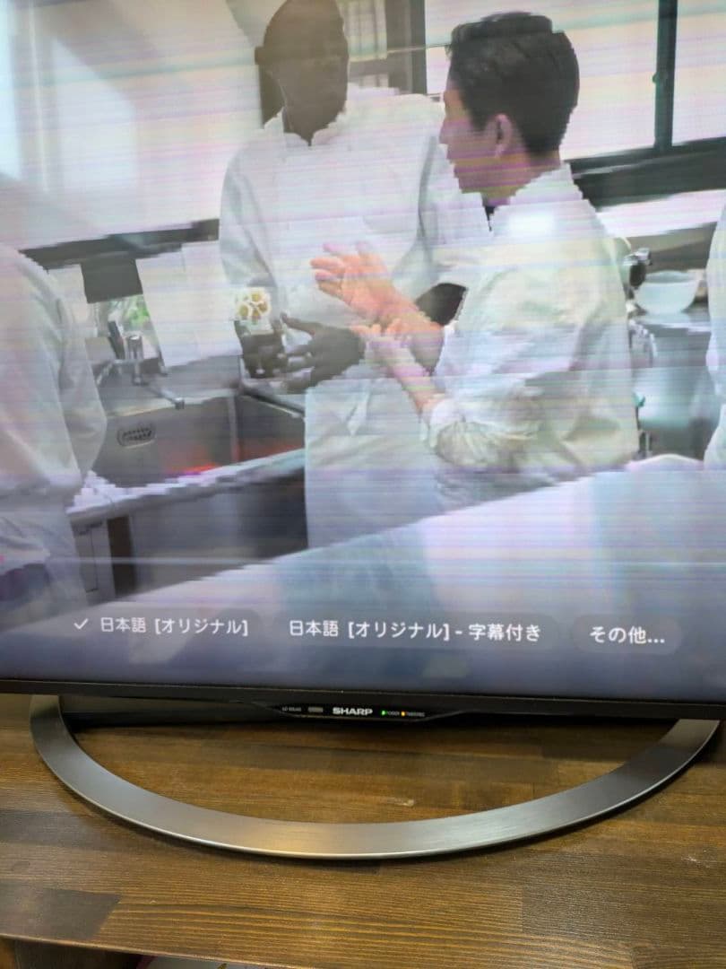 【ジャンク品】液晶に線が入る SHARP LC-50U45 50インチ液晶テレビ