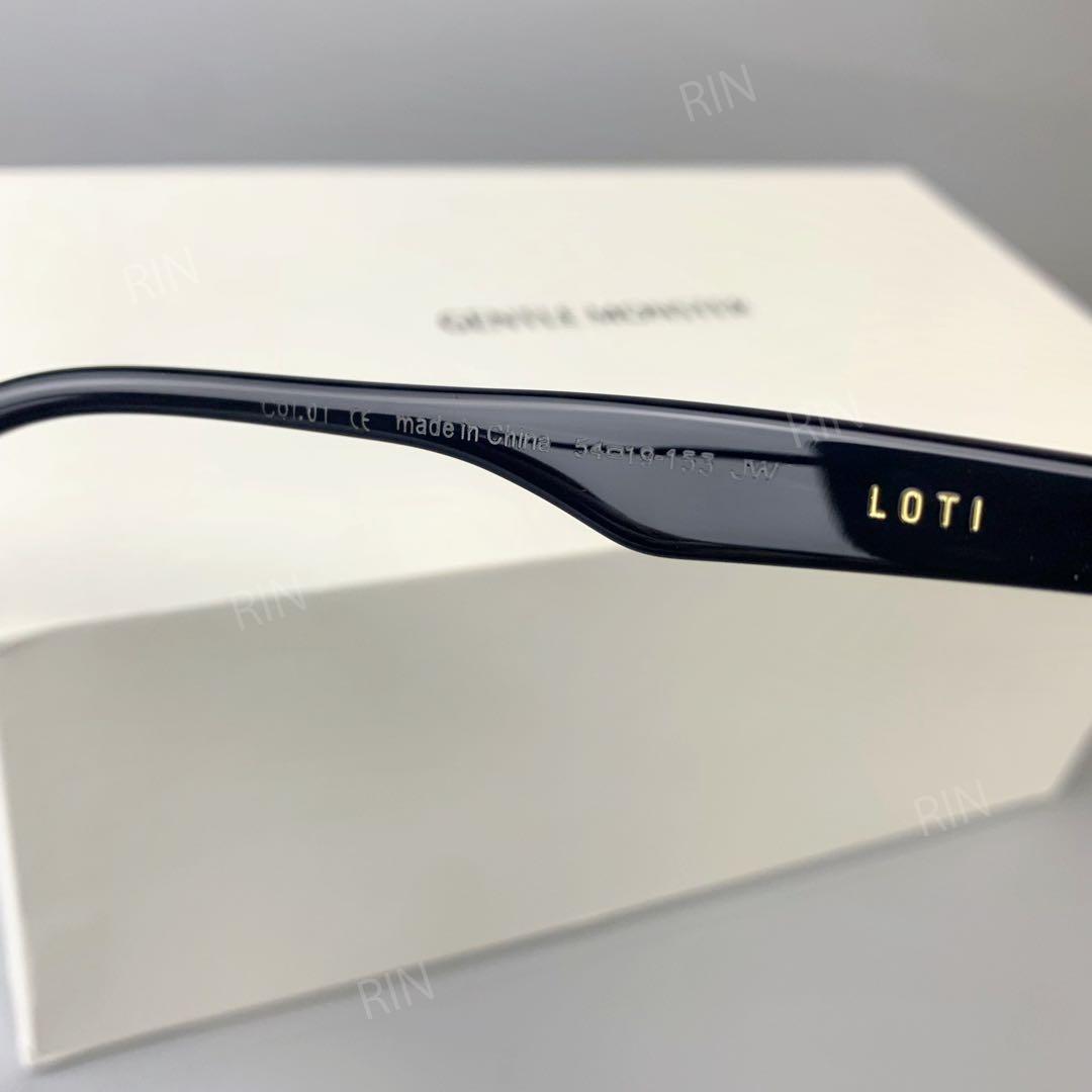 GENTLE MONSTER ブラック キャットアイ サングラス LOTI