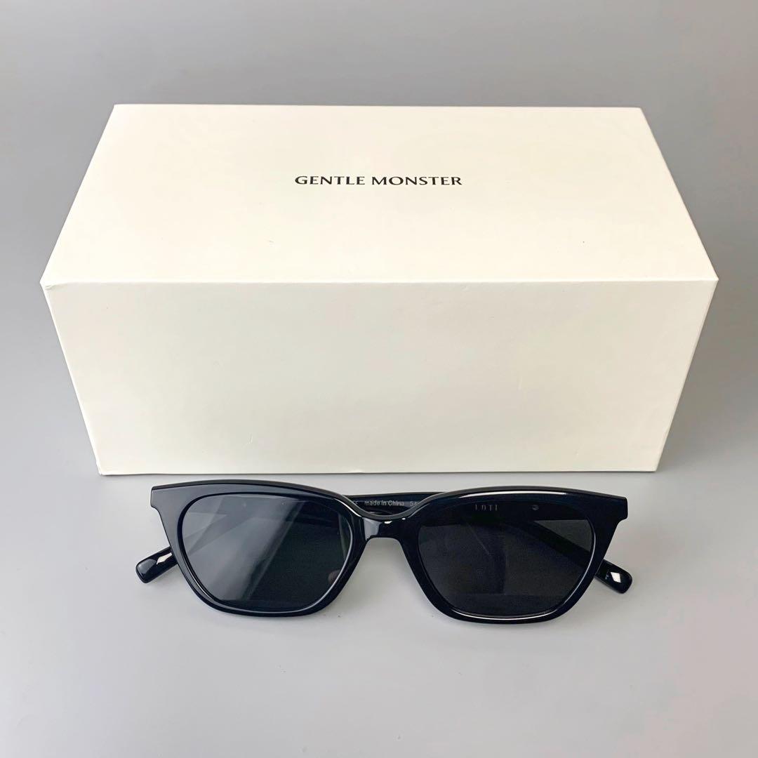 GENTLE MONSTER ブラック キャットアイ サングラス LOTI