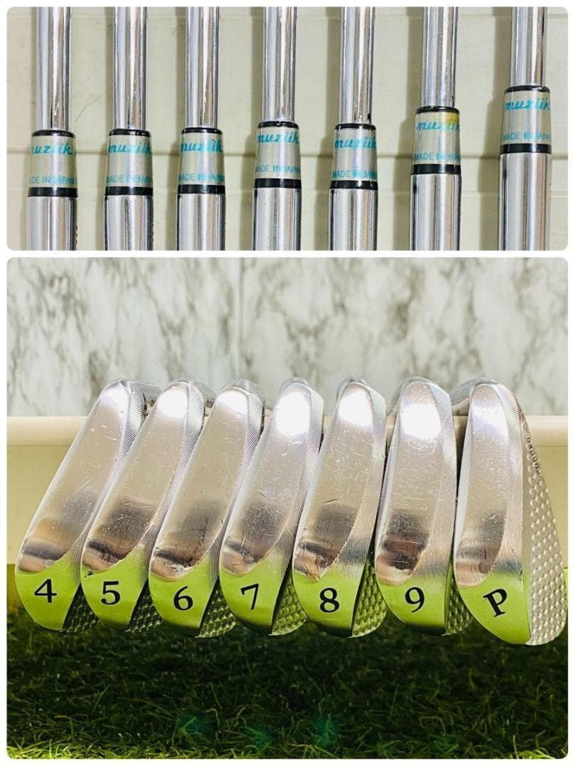 ムジーク オンザスクリュー ディープマッスル メンズアイアンセット 7本 S