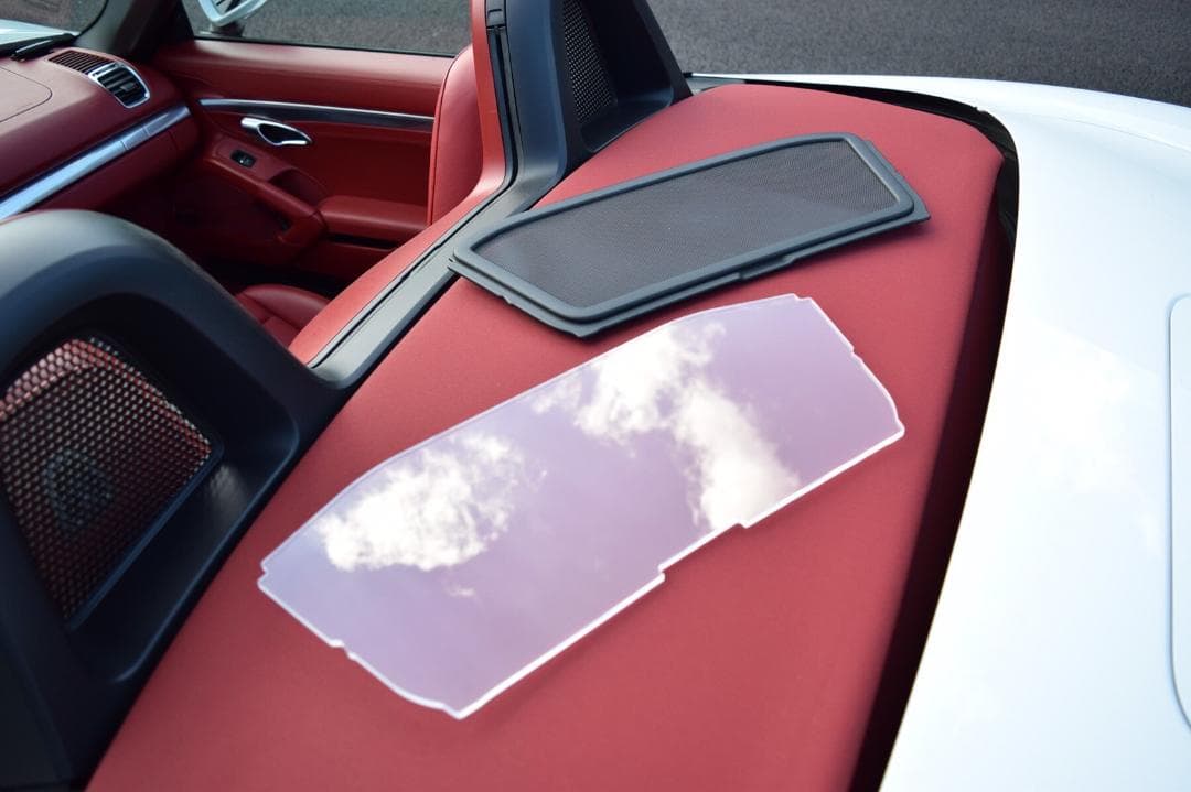 ウインドディフレクター (ポルシェ ボクスター)981/982 クリアタイプ