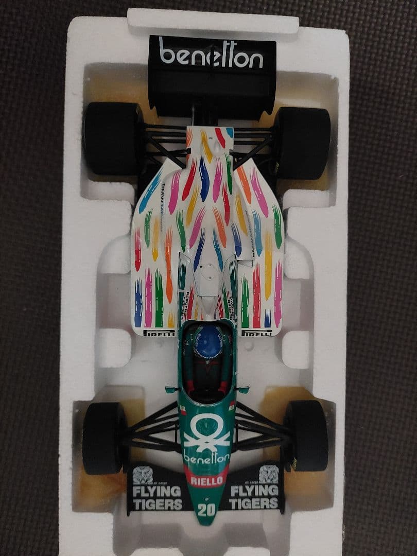 1/18 ミニチャンプス ベネトン  B186 1986 G.ベルガー