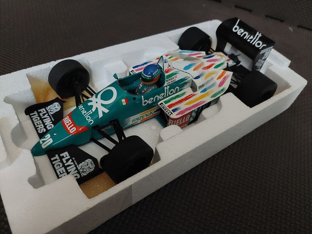 1/18 ミニチャンプス ベネトン  B186 1986 G.ベルガー