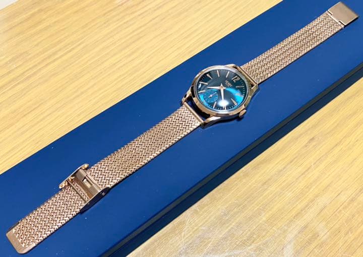 【新品】HENRY LONDON グリーン&ピンクゴールド スモールセコンド