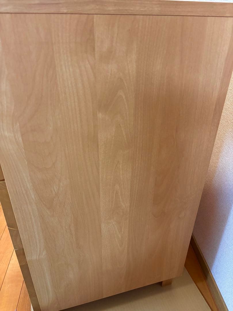 最終価格 日本製 あたたかみのあるアルダー材 美品 食器棚 レンジ台キッチン収納