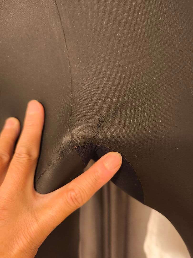 最終値下げ!オール3mm ラバー　エアフレイム起毛　LB バックジップ