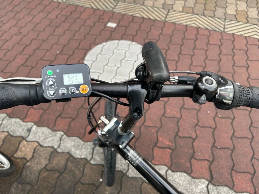 パナソニック電動アシスト 折りたたみ式 後20インチ バッテリー8Ah鍵2個付き