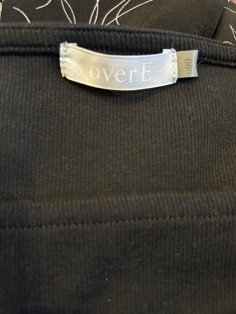 【即購入者優先】overE フラワードッキングワンピース 25AW