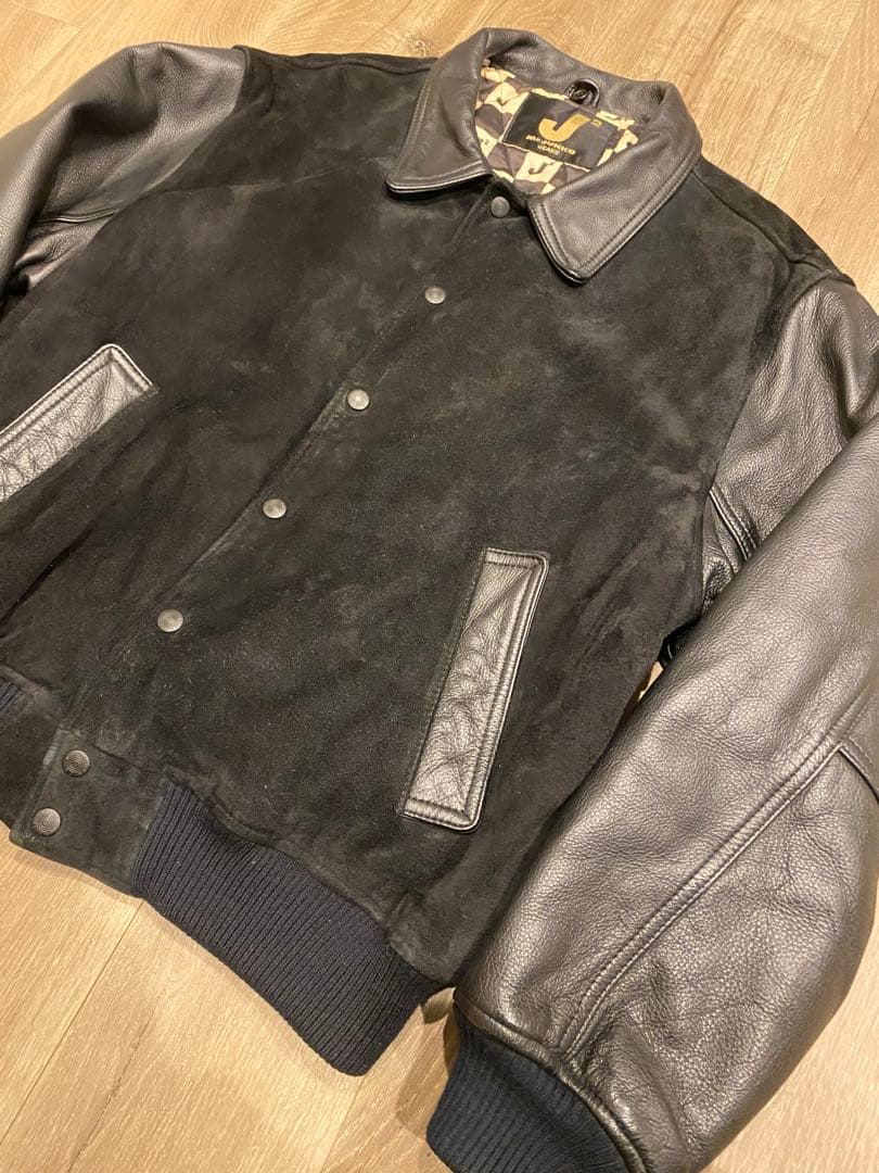 Mr.Junko スタジャン スエード レザージャケット 本革 80s