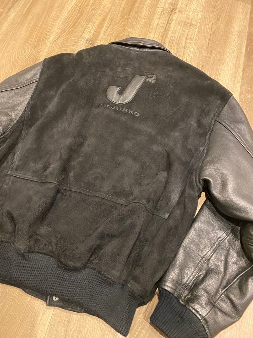Mr.Junko スタジャン スエード レザージャケット 本革 80s
