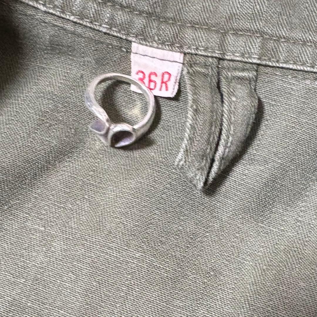 40s us.army ヘリンボーン　ツナギ　ステンシル