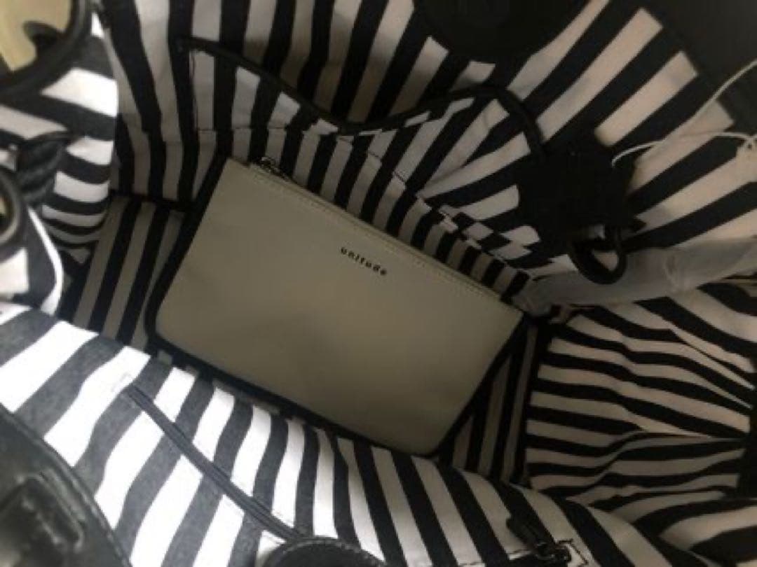 unitude ホワイト キャンバス バッグ 大きめ