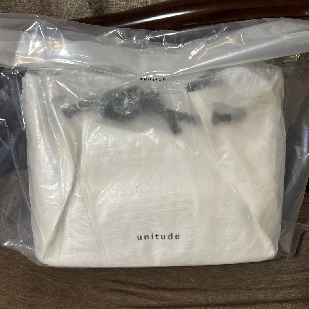 unitude ホワイト キャンバス バッグ 大きめ