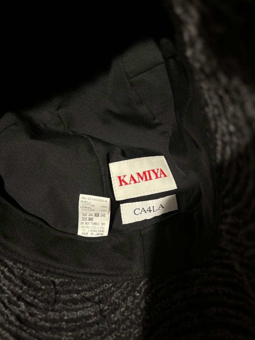 ＜KAMIYA＞Wave OX Bucket Hat
