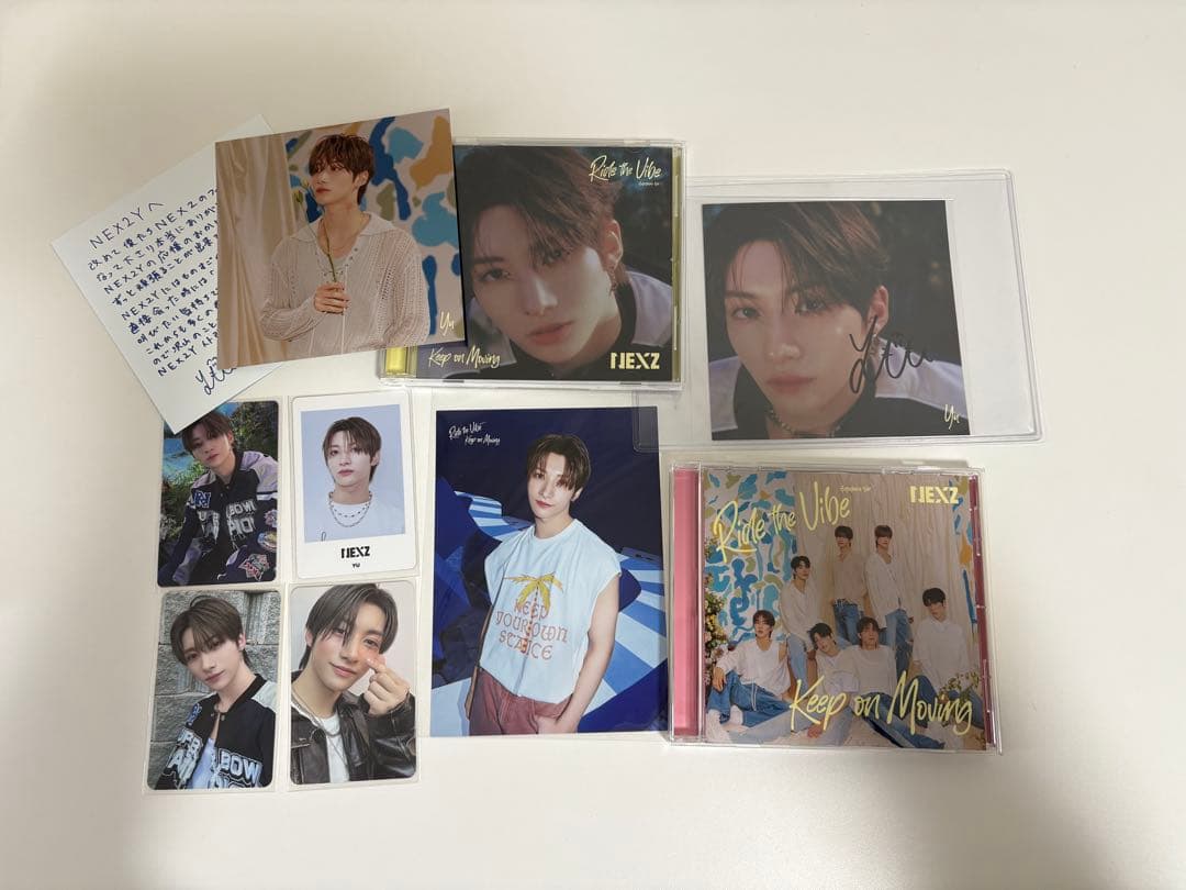 nexz ユウ　直筆サイン　トレカ　ラントレ　CD グッズ