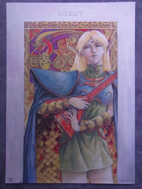 未使用品　非売品　ポスター　ロードス島戦記 DIEDLIT　ディードリット