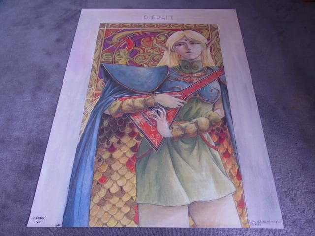 未使用品　非売品　ポスター　ロードス島戦記 DIEDLIT　ディードリット