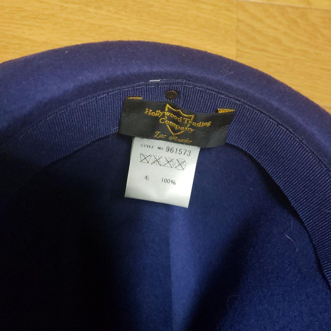 新品◆htc x b'2nd ハット◇イタリア製◇100%ウール◇レザータグ