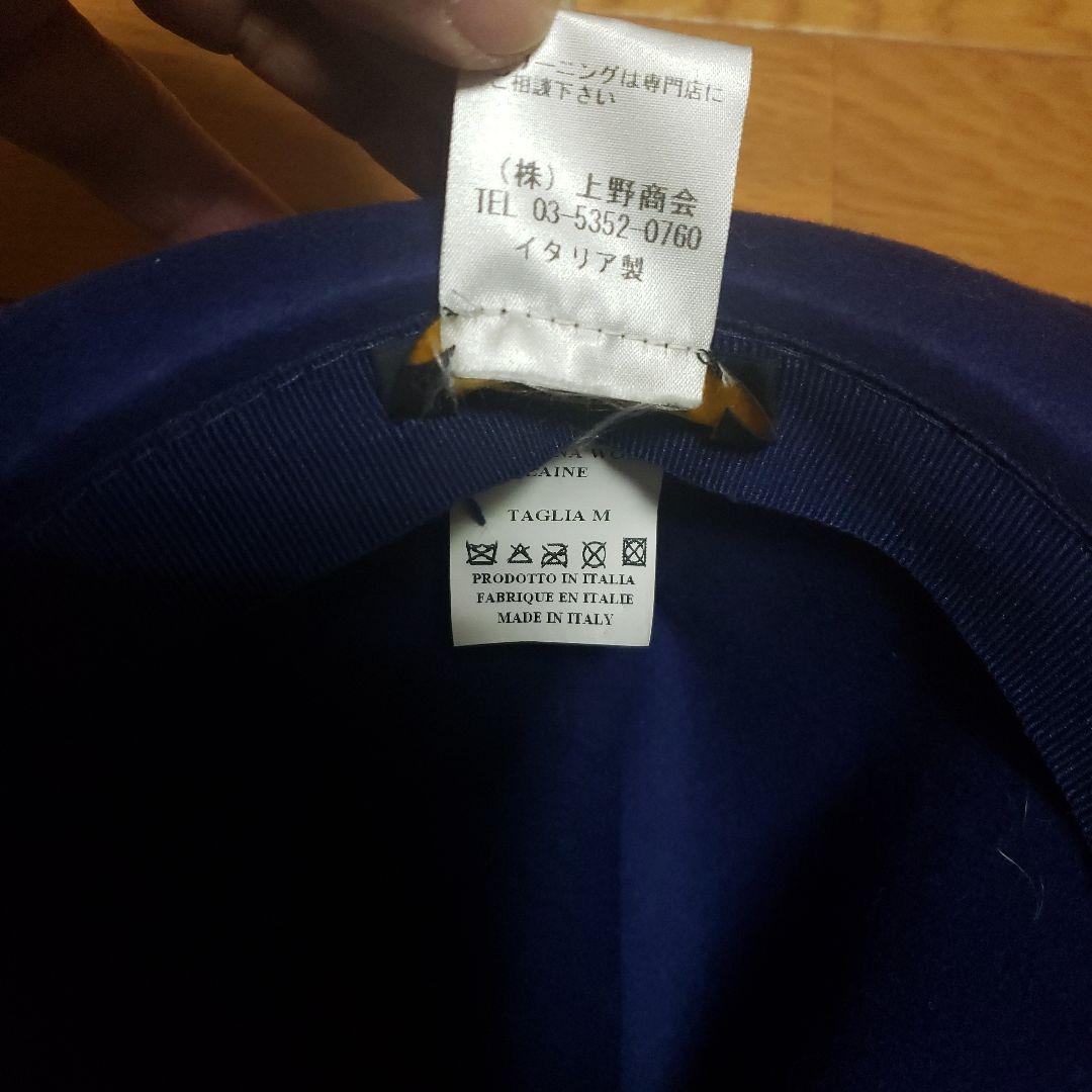 新品◆htc x b'2nd ハット◇イタリア製◇100%ウール◇レザータグ