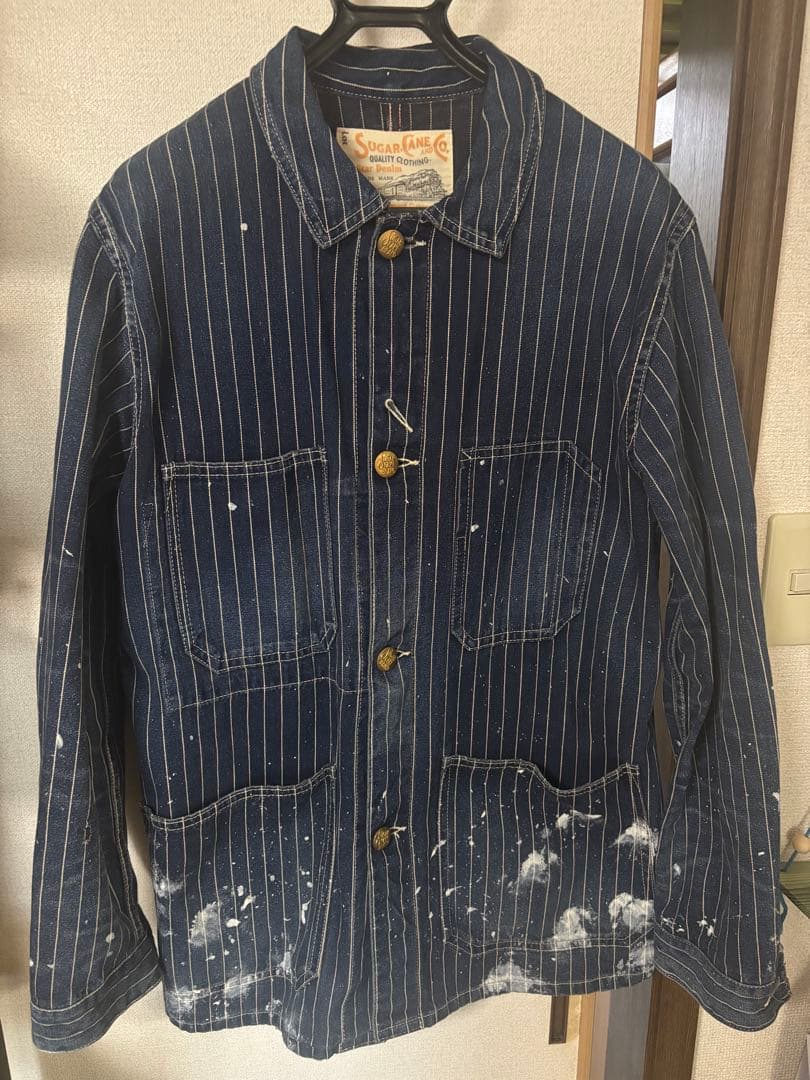 SugarCane ウォバッシュ ワークコート カバーオール USA製 38