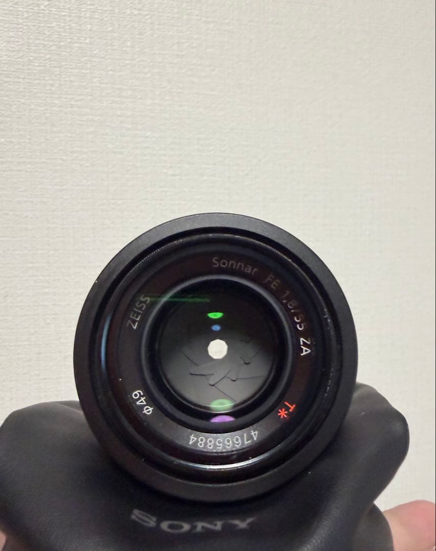 SONY Sonnar T* FE 55mm F1.8 ZA オプション付きです