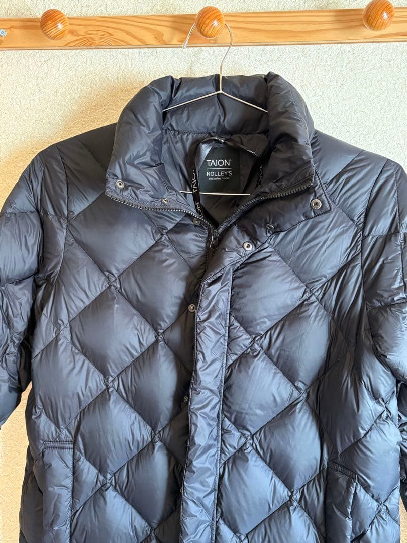 【新品未使用品】【TAION/ノーリーズ】別注ダイヤキルトロングダウン黒
