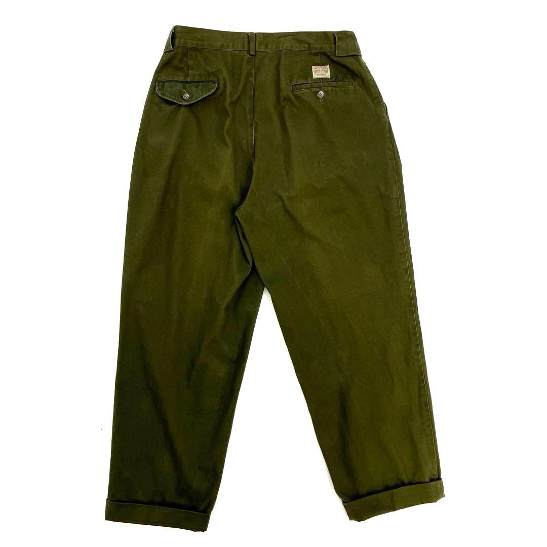 オ*ー様 90s ラルフローレン ポロチノ Andrew 初期タグ ダークオリー