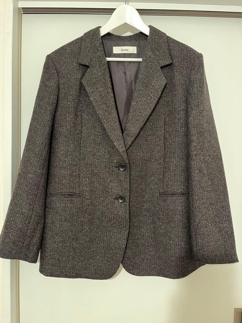 ànuke Herringbone Wool Jacket