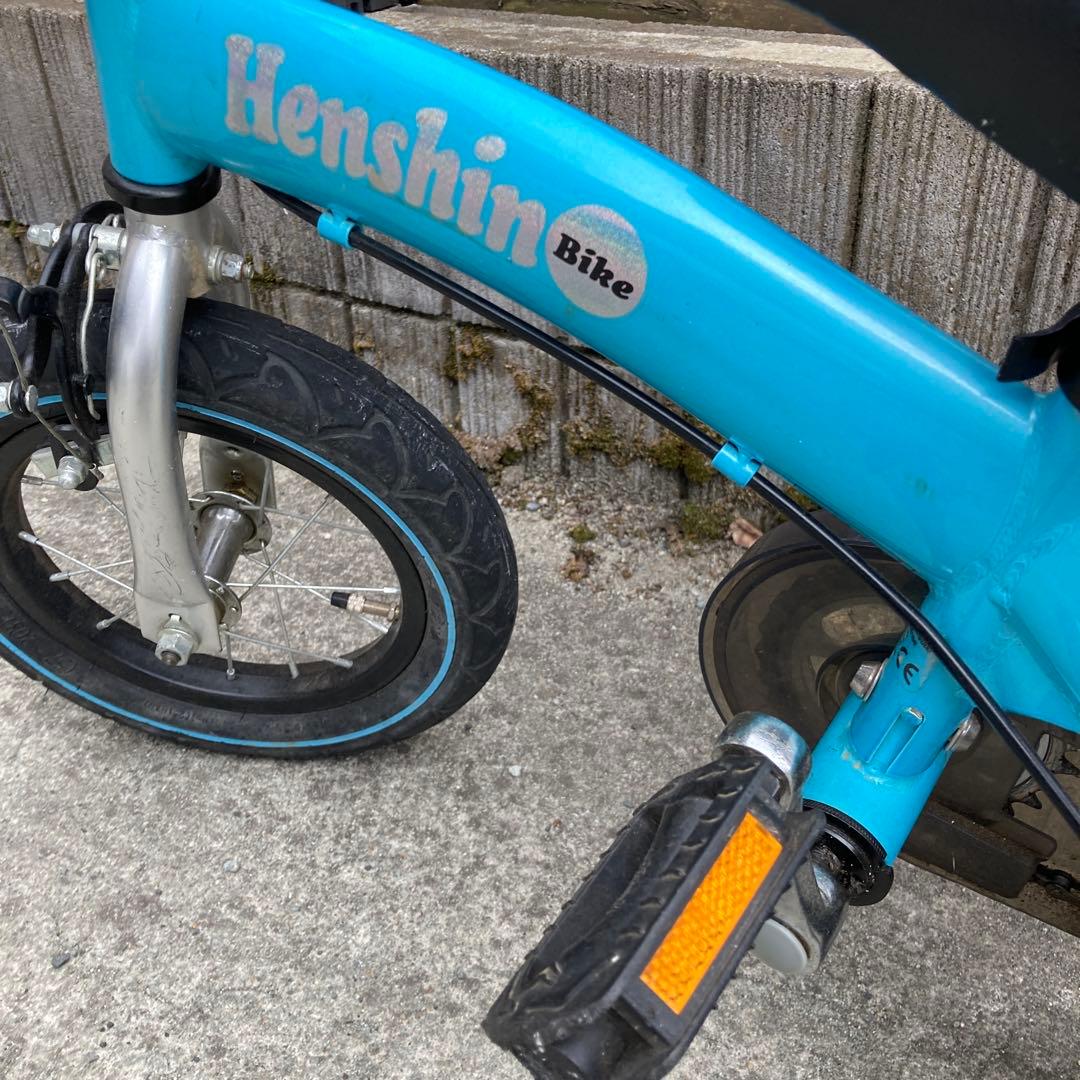 へんしんバイク　スポーツデポ限定色　水色　12inch