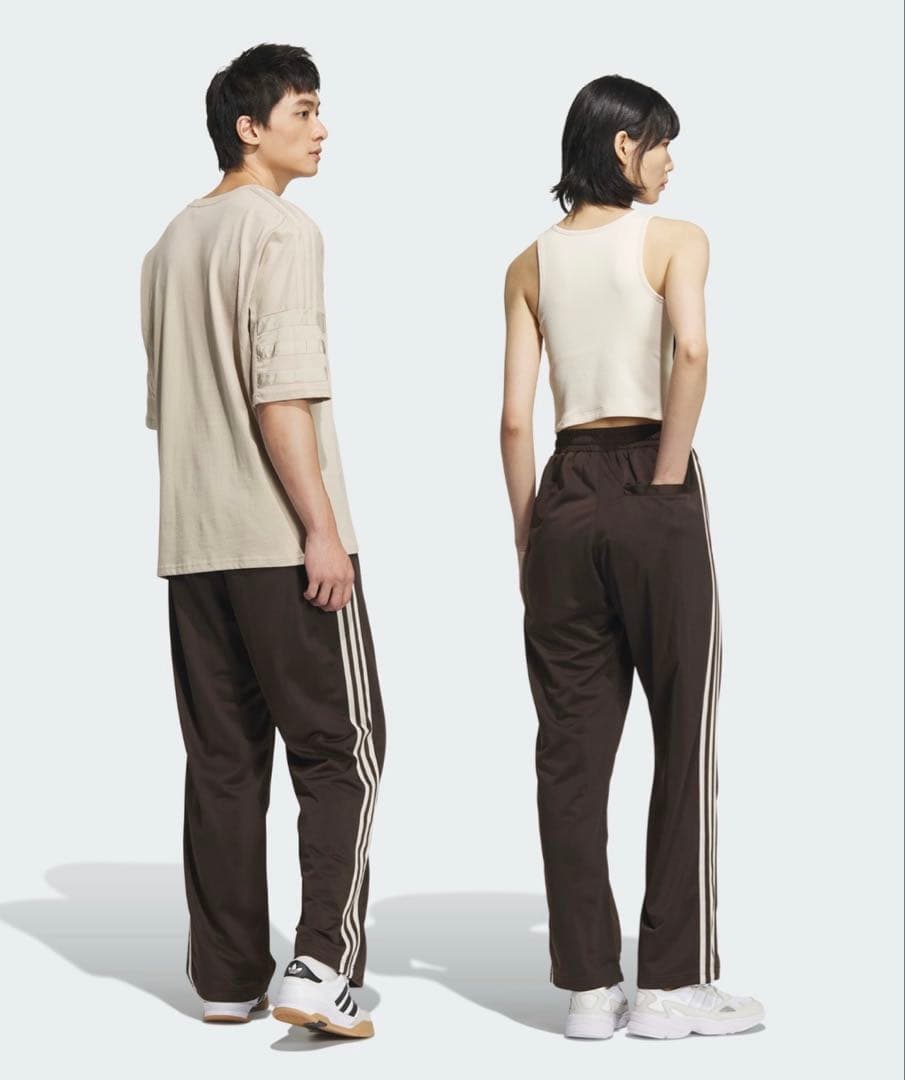 ベッケンバウアー　トラックパンツ　ジャージ アディダス　ブラウン　xs