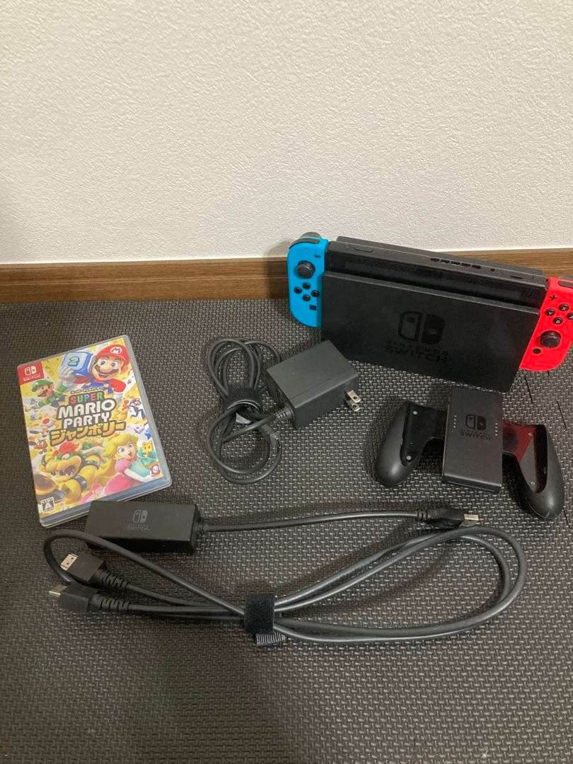 Nintendo Switch 本体 ネオンレッド/ブルー マリオパーティ付き