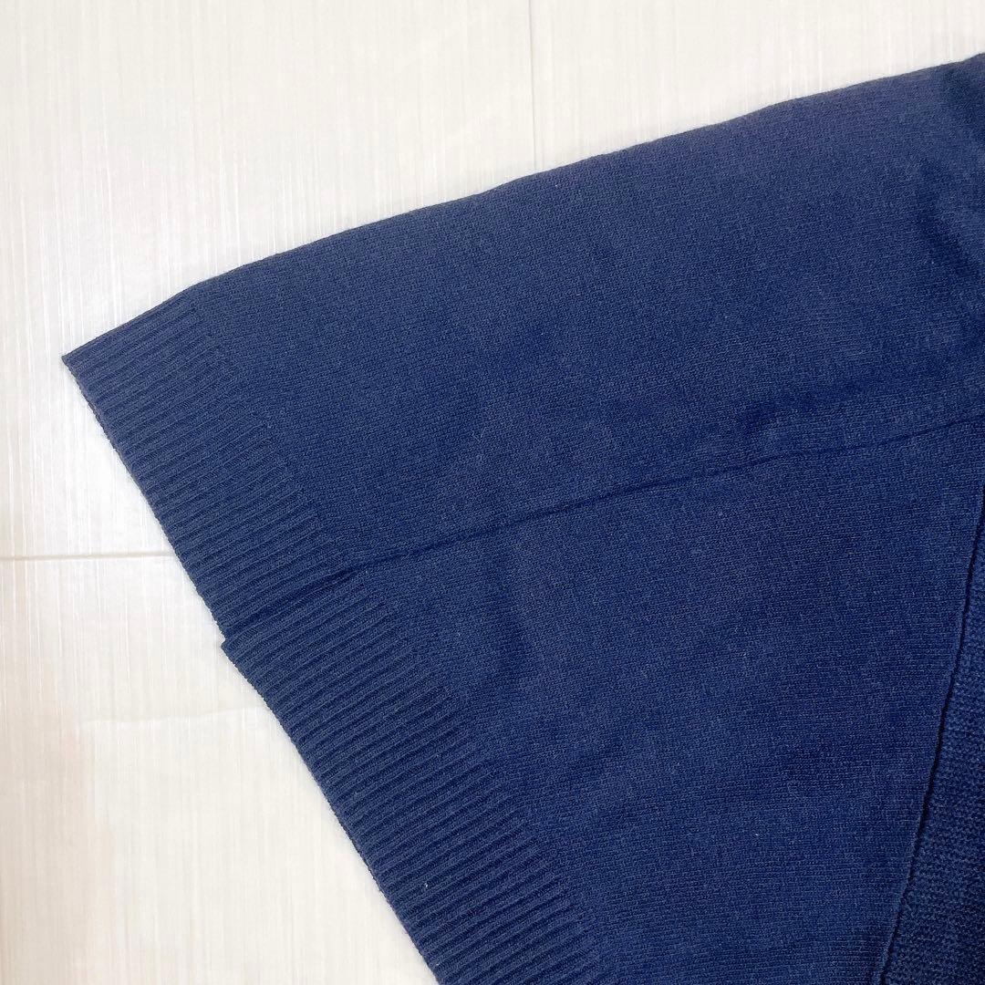 美品✨HYKE ニット ポンチョ ケープコート ウール