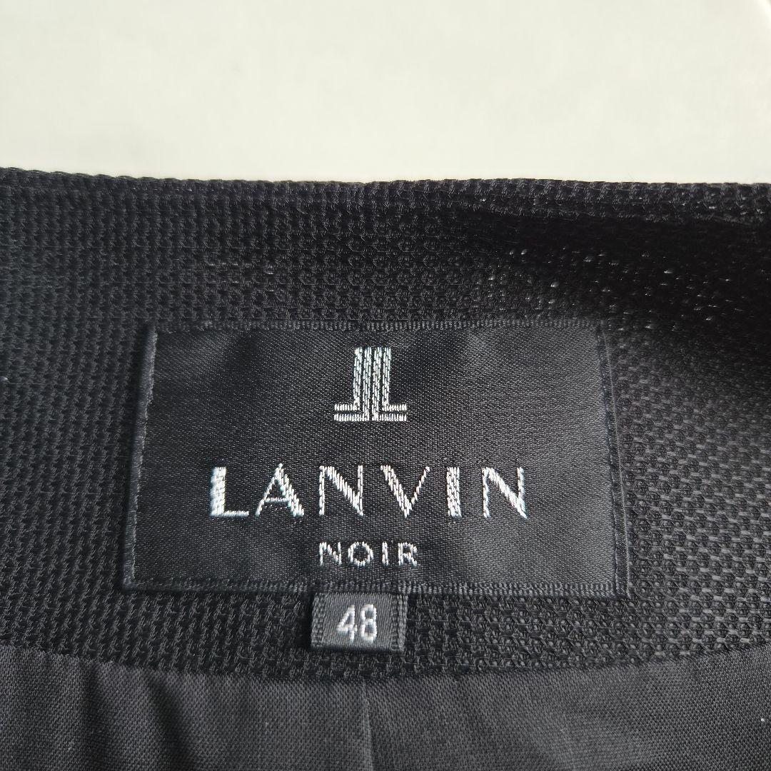 LANVIN NOIR 東京SOIR フォーマル ワンピース 夏用 七分袖 48