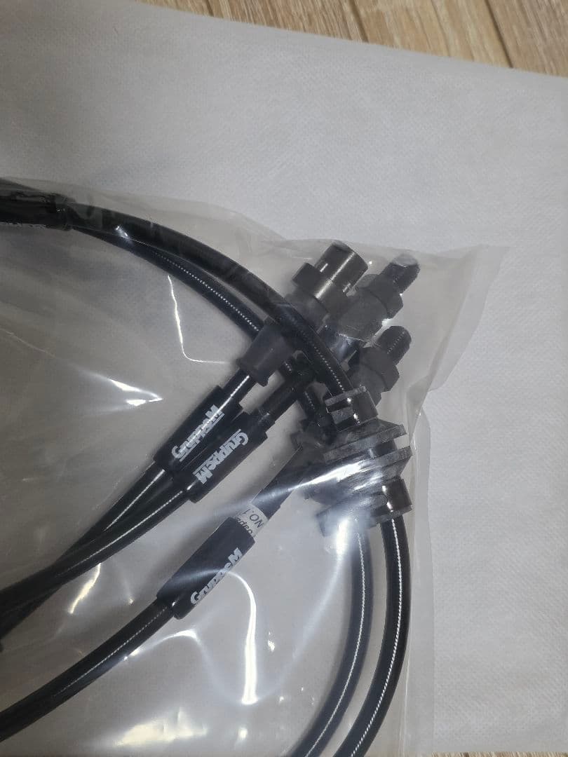  E92M3ステンメッシュ ブレーキホース Gruppe M 1台分