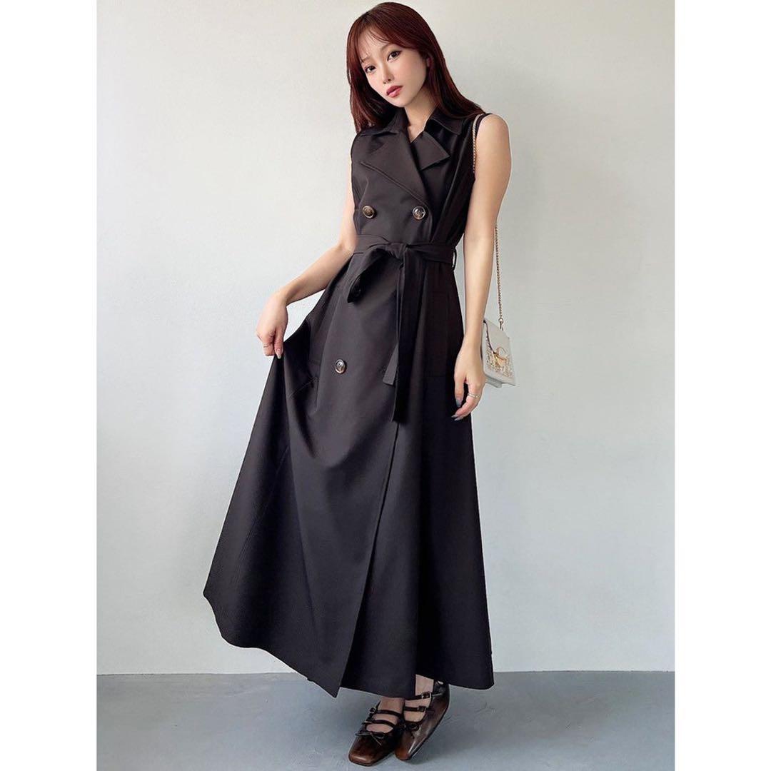 RESEXXY（リゼクシー） 2WAYセパレートフレアトレンチコート （BRN）