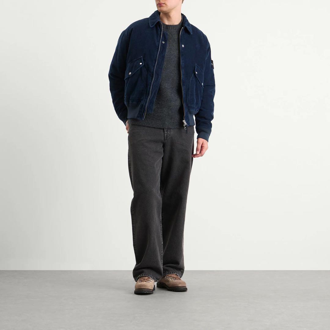 ストーンアイランド デニムリサーチ コーデュロイボンバージャケット L