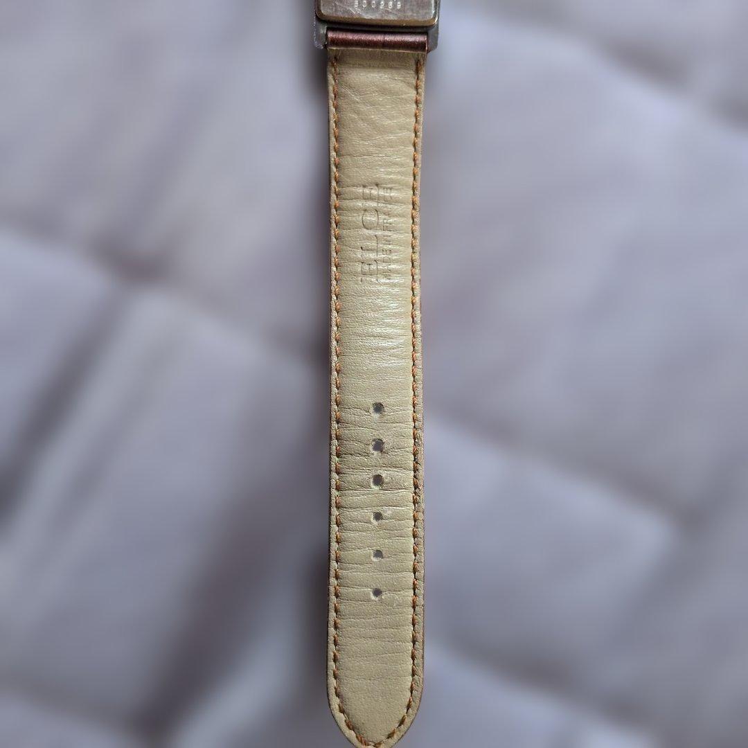 希少美品 稼動品 SEIKO Dolce 腕時計 スクエア型 ゴールド レザー