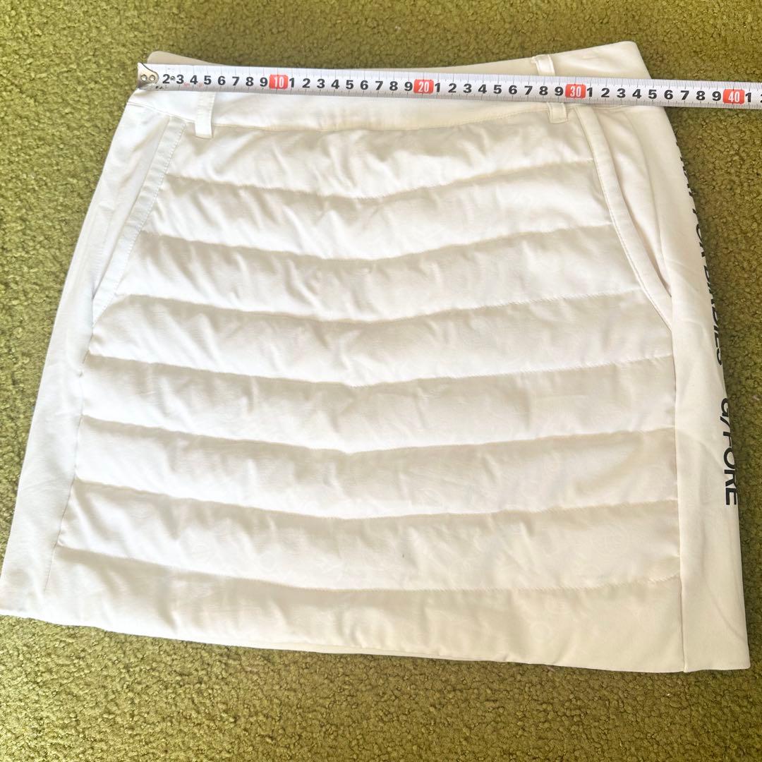 G/FORE ホワイト ダウンスカート