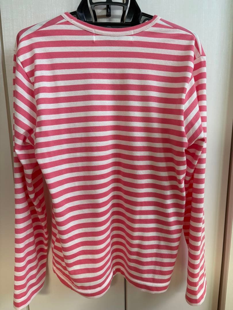 プレイコムデギャルソン ボーダーロングＴシャツ サイズXS