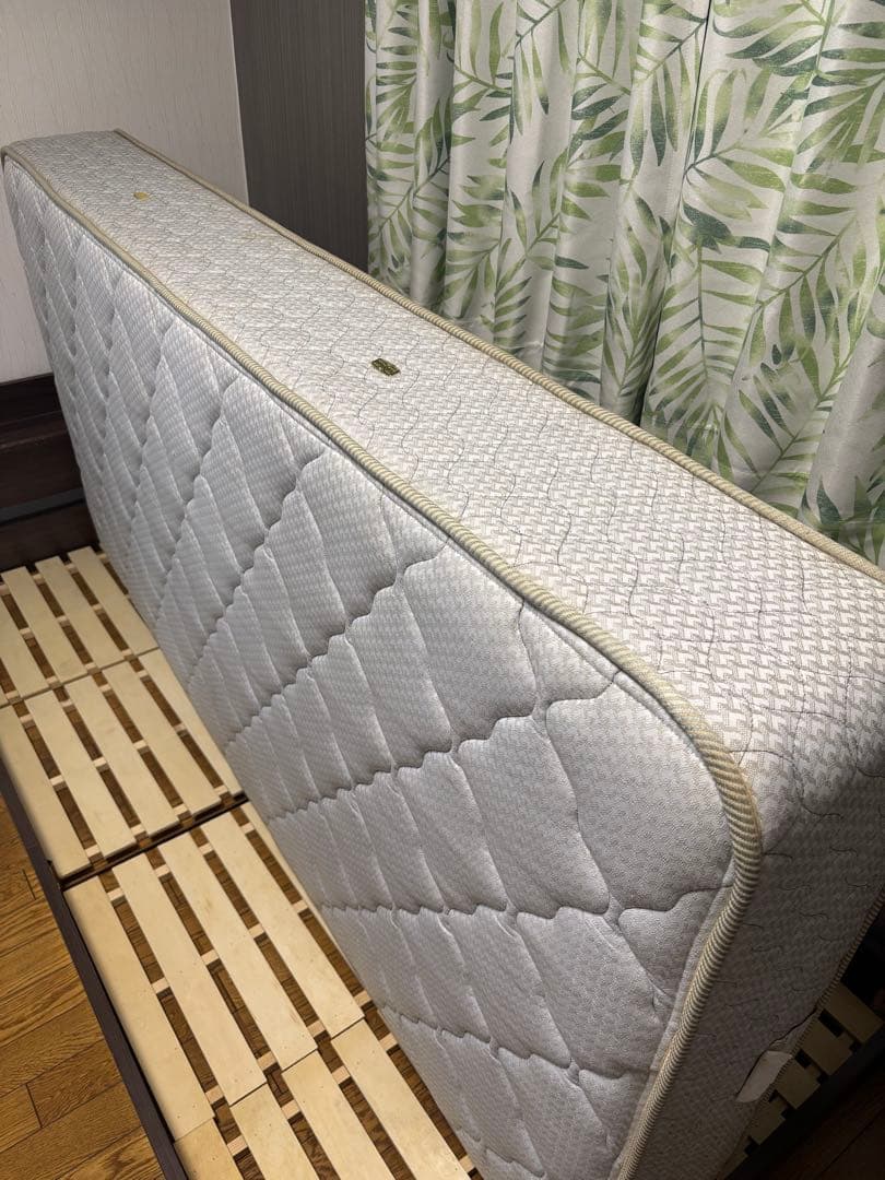 フランスベッド　シングル キルティングマットレス ホワイト