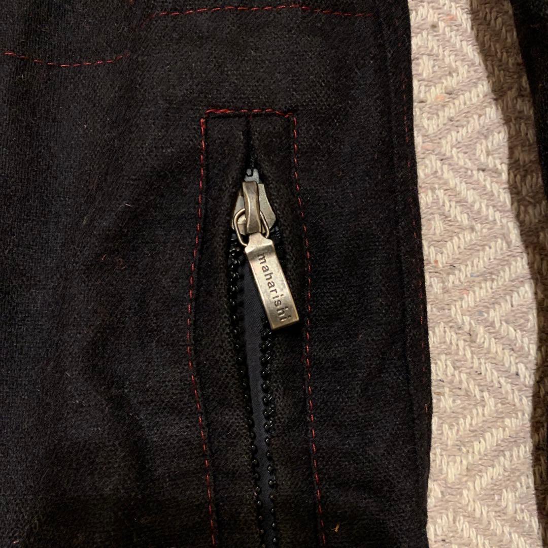 マハリシ　maharishi ブラックミリタリージャケット